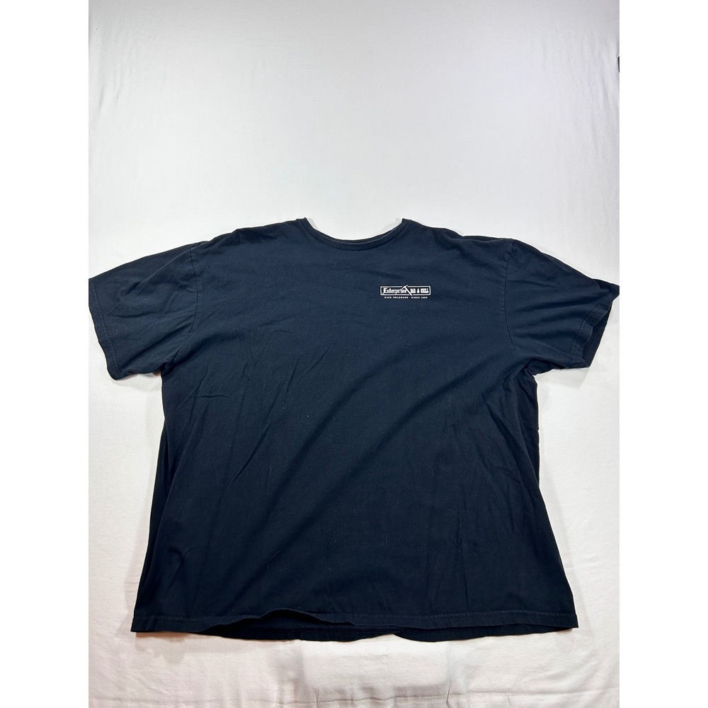 Enterprise Bar & Grill Rico Colorado Bottoms Up Graphic T-Shirt Black XL